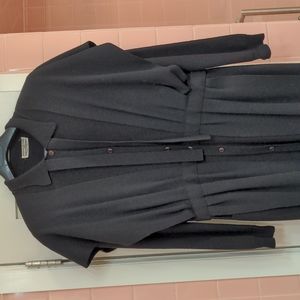 Vintage Sonia Rykiel Bloomingdales Made in Italy Wool Layered Dress 34 70's 80's